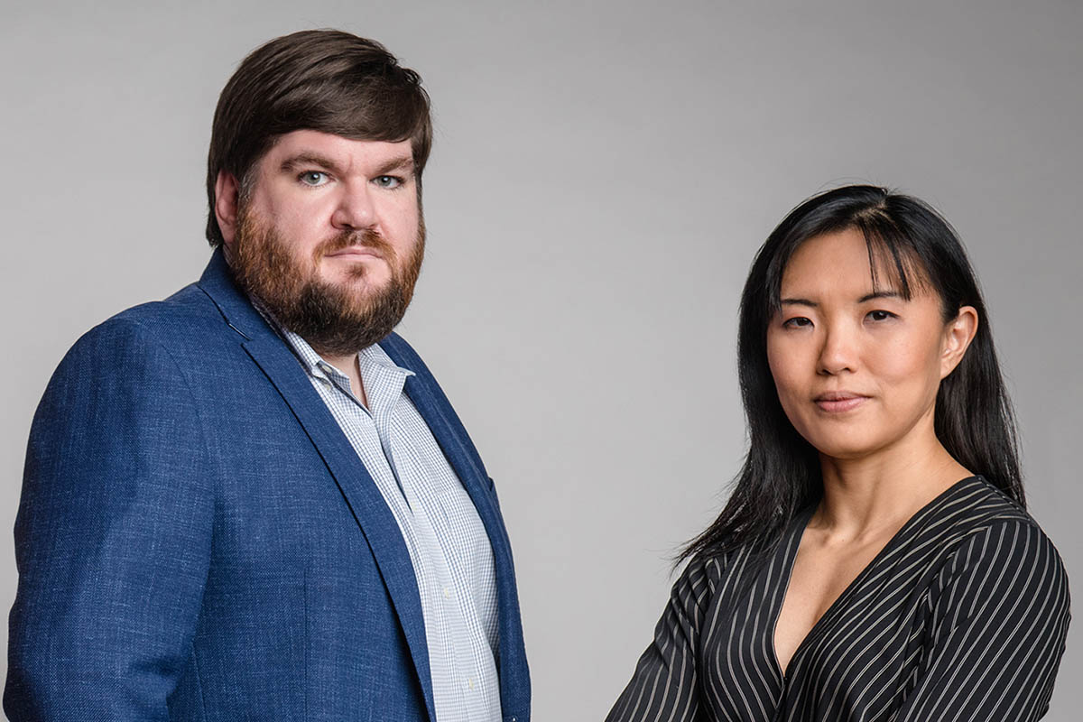 Portrait of Joe Fitzsimons and Si-Hui Tan, Horizon Quantum Computing