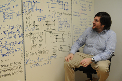 Picture of quantum researcher Joe Fitzsimons at the Centre for Quantum Technologies in Singapore.