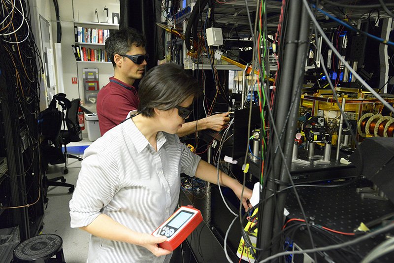 Experimental laboratory at the Centre for Quantum Technologies, Singapore